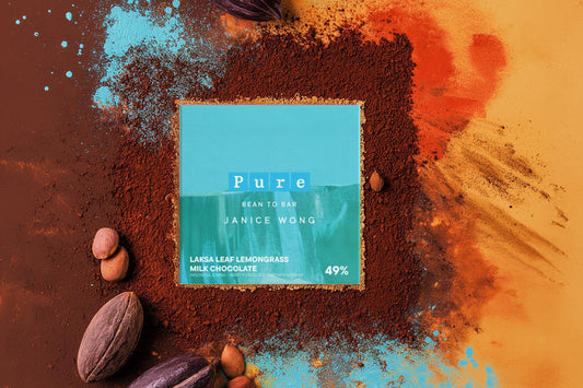 49% Indonesia Single Origin Laksa Leaf Lemongrass Milk Chocolate